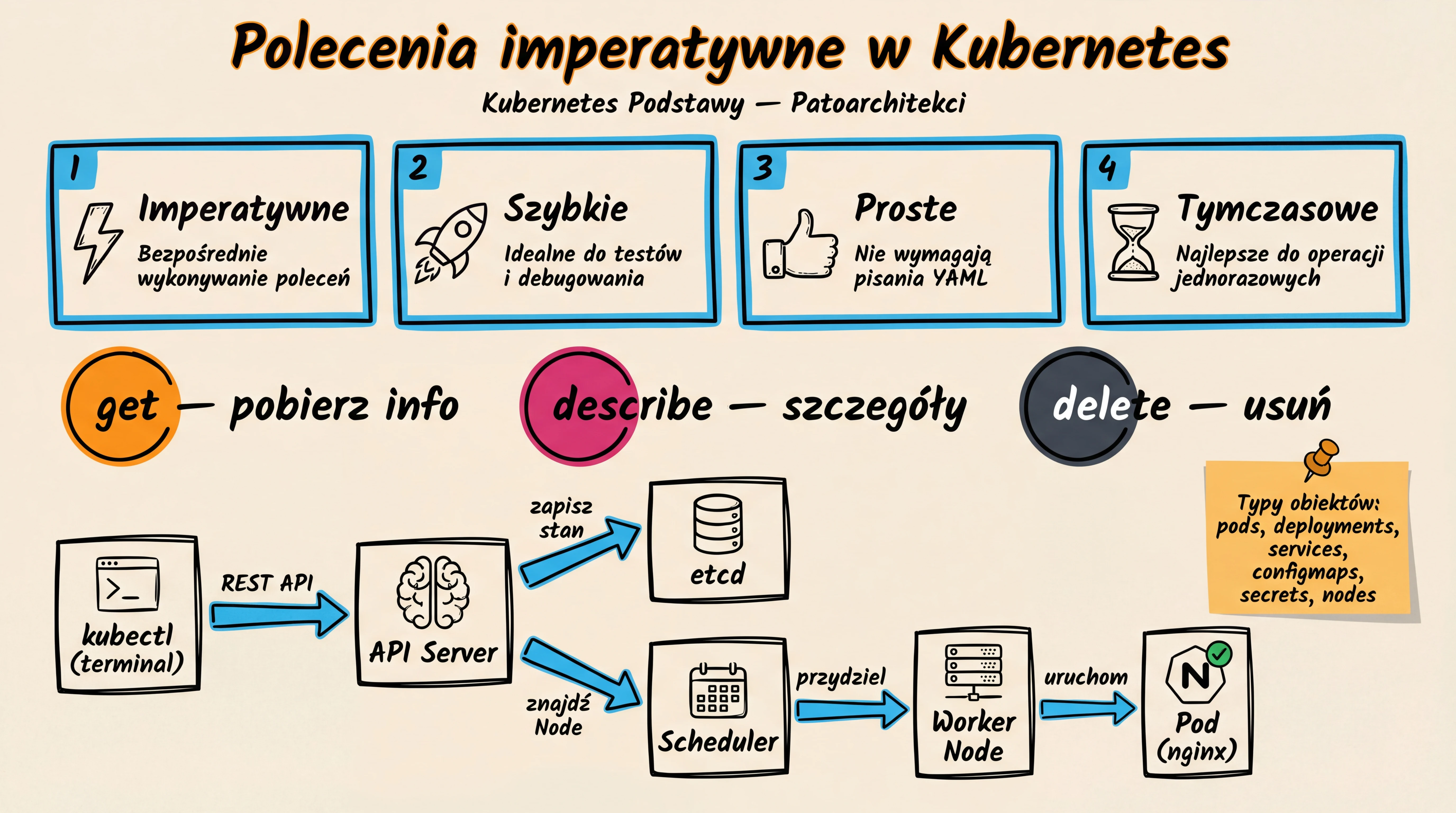 Teoria — Polecenia imperatywne i komunikacja z klastrem