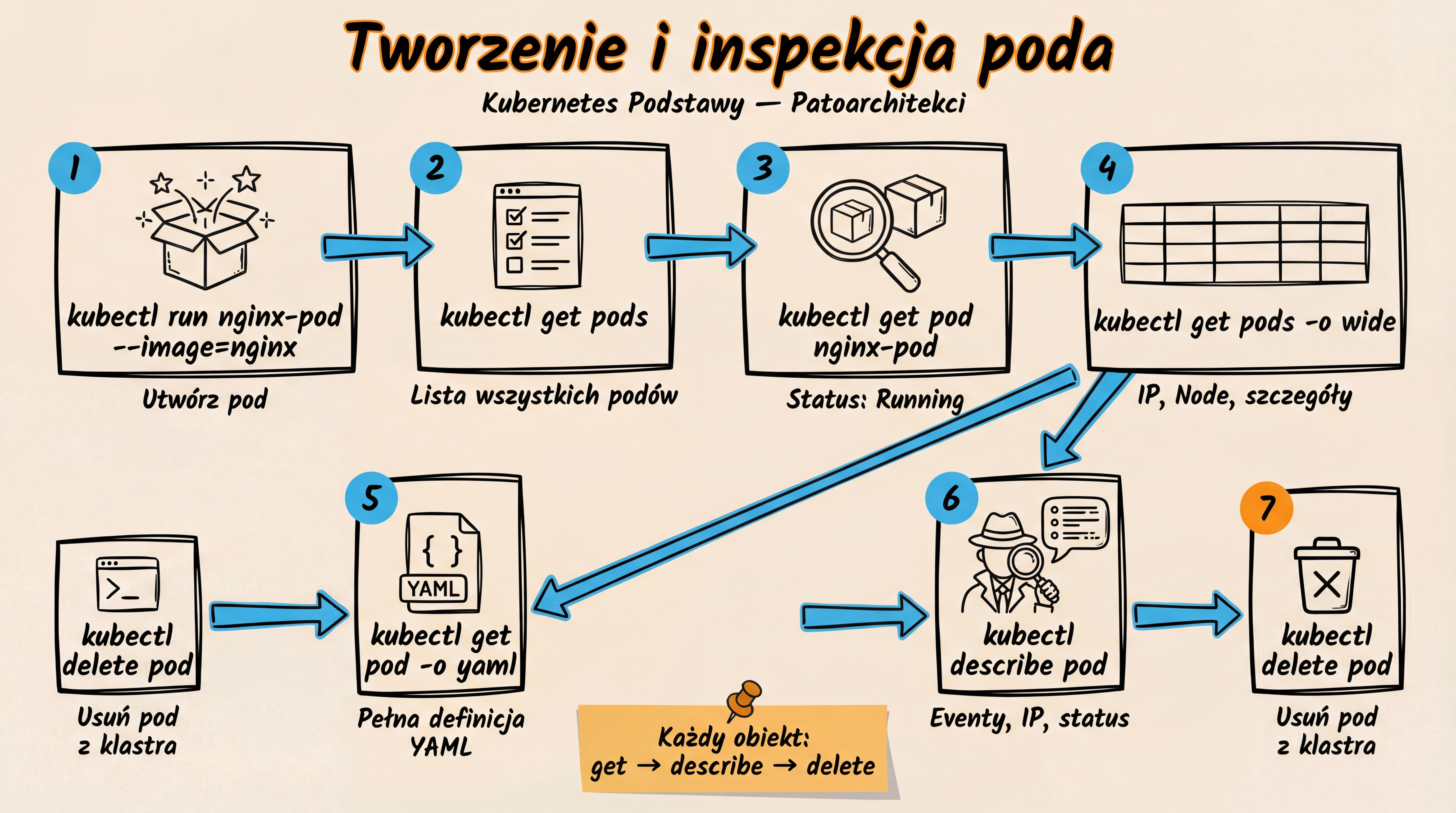 Zadanie 1 — Tworzenie i inspekcja poda