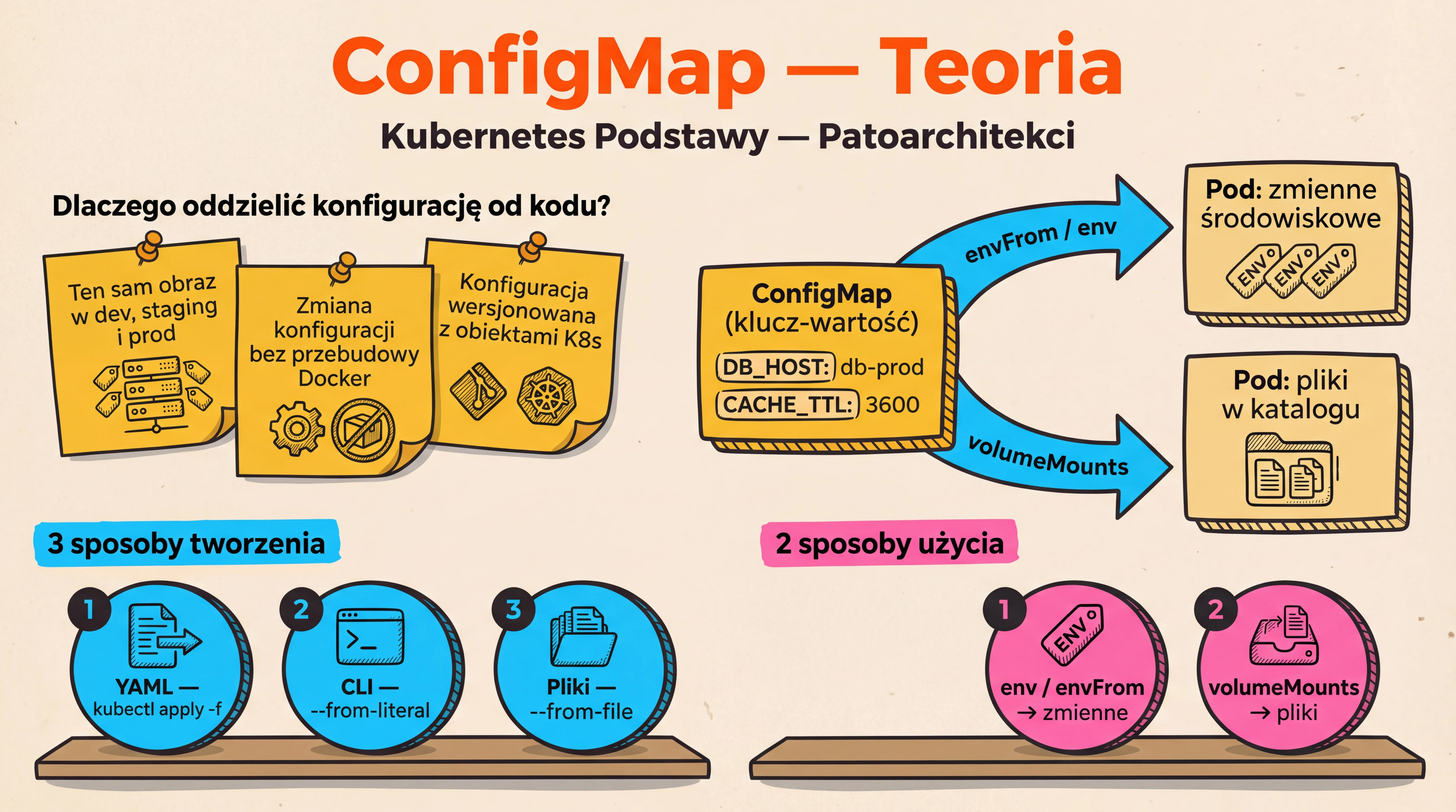 Teoria — ConfigMap w Kubernetes