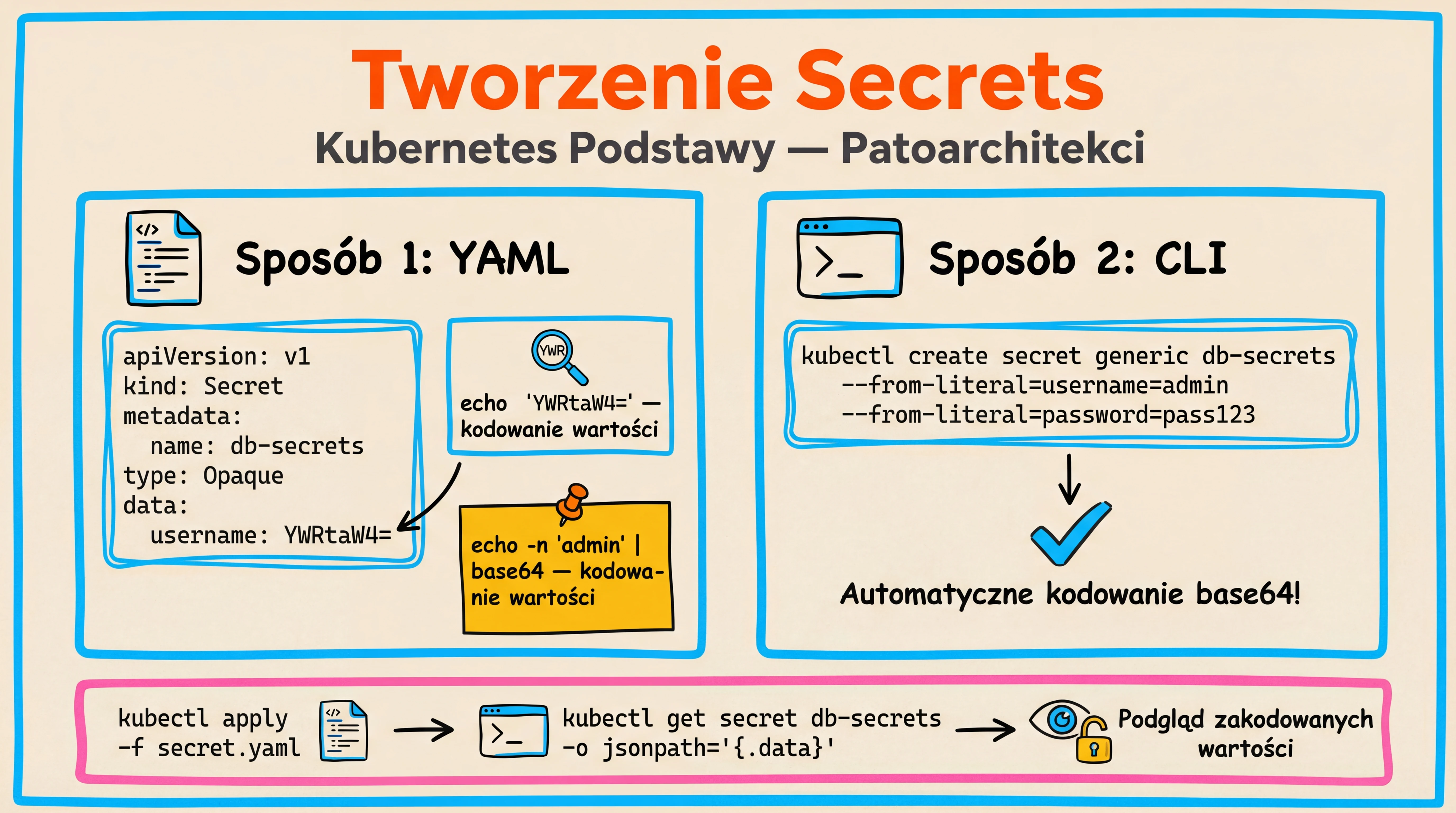Zadanie 1 — Tworzenie Secrets