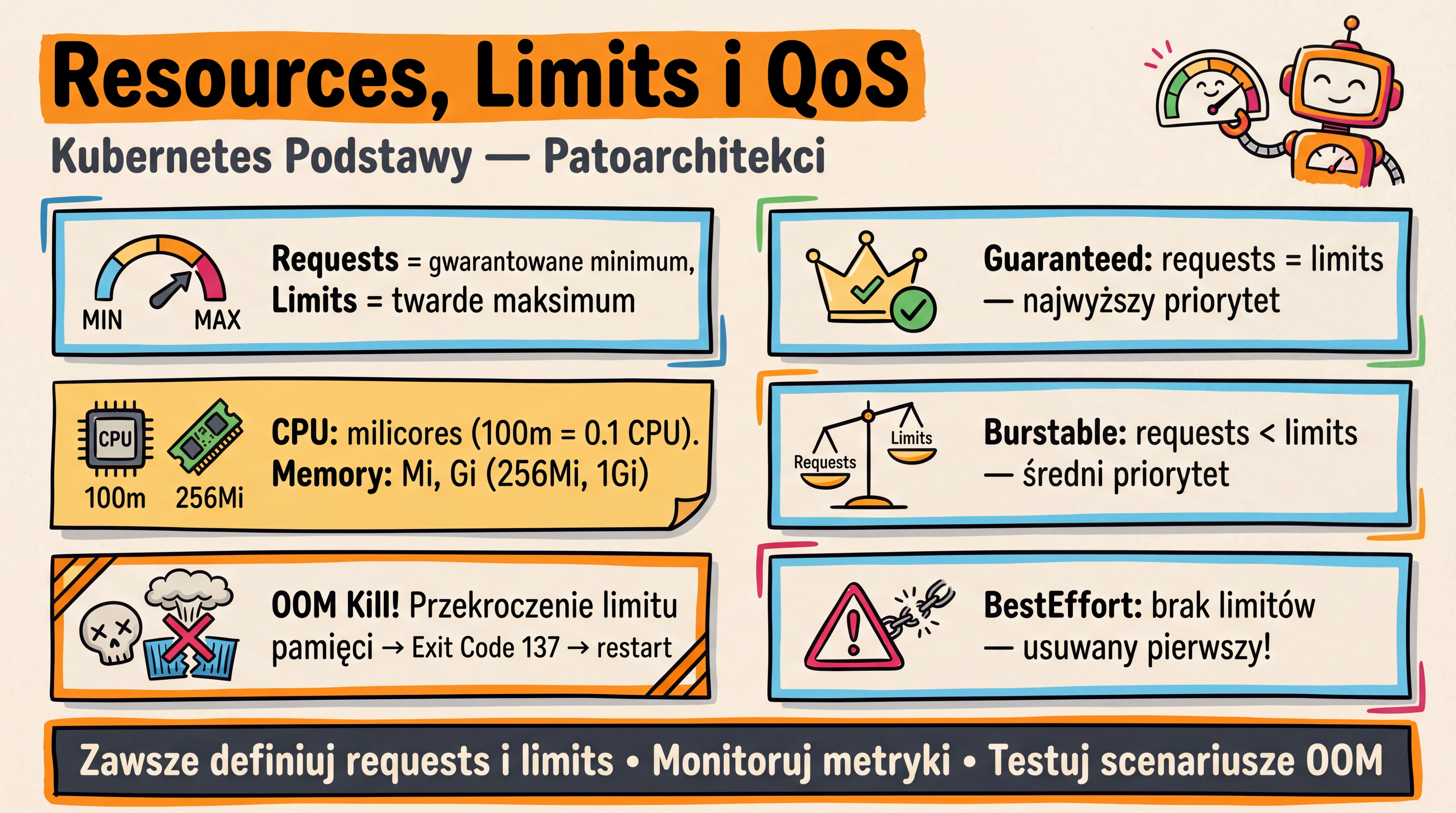 Resources, Limits i QoS (Overview)