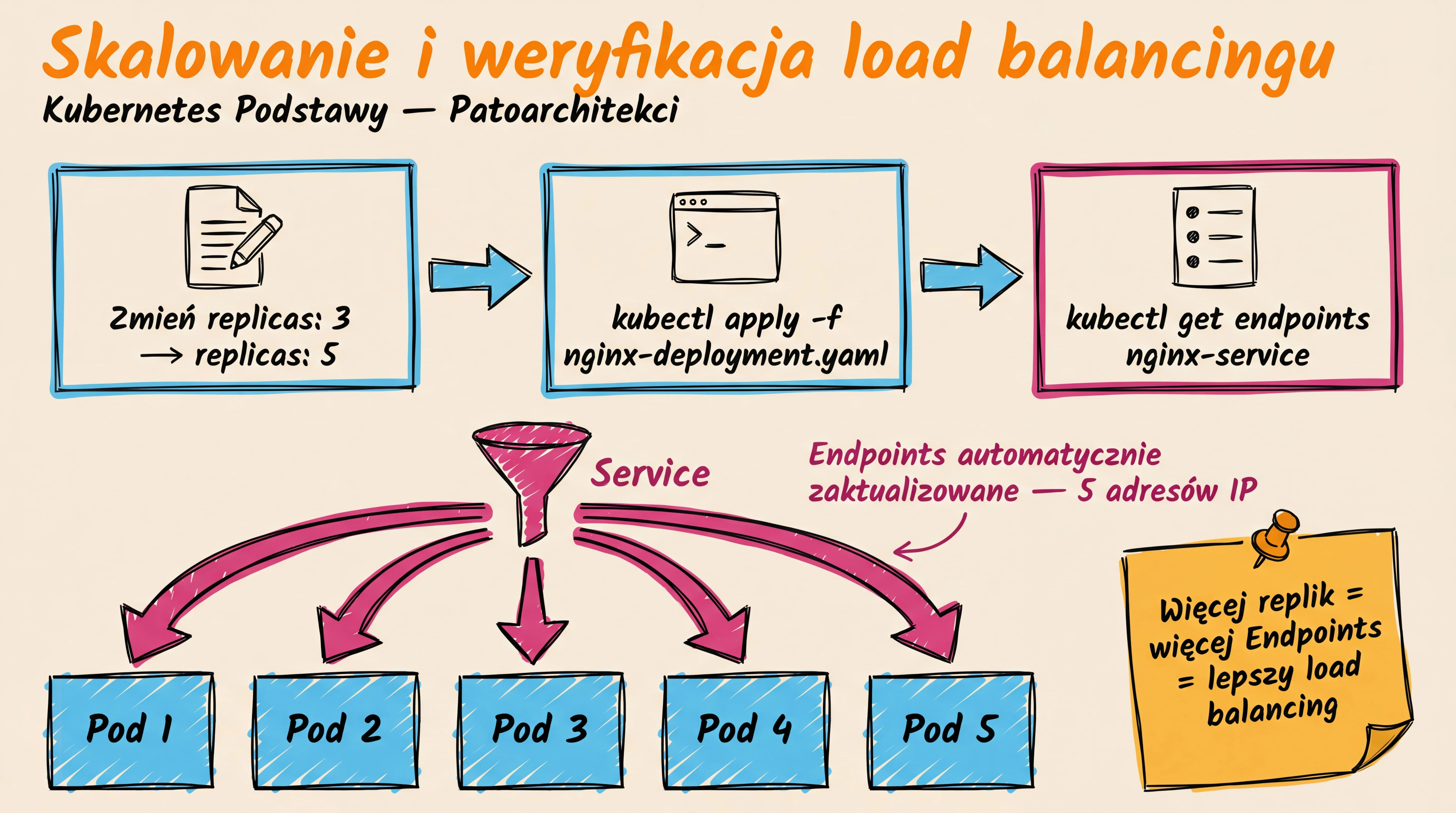 Zadanie 3 — Skalowanie i load balancing
