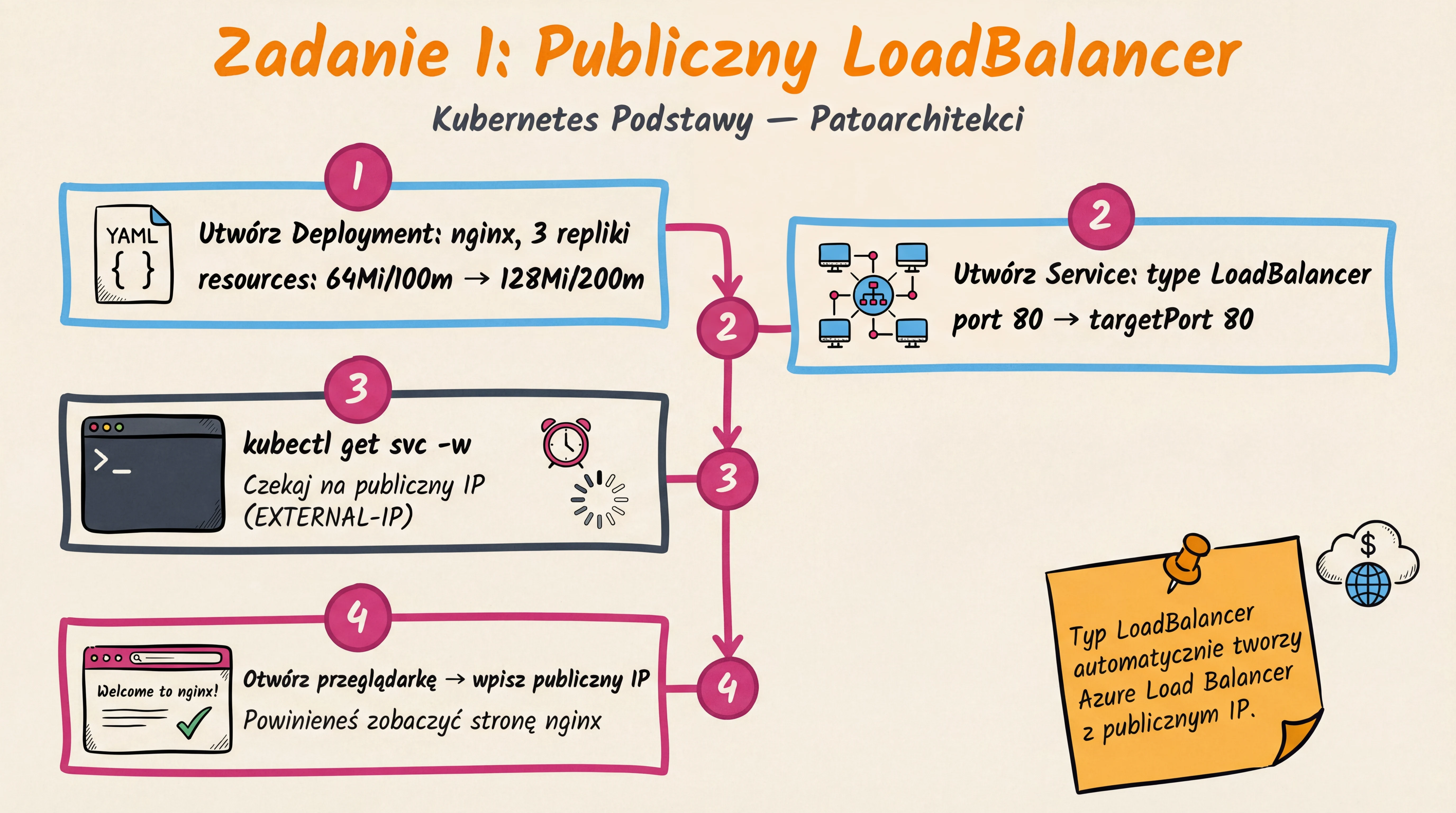 Zadanie 1 — Publiczny LoadBalancer